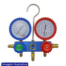 RELOGIO MANOMETRO R134A MANGUEIRA 2500MM