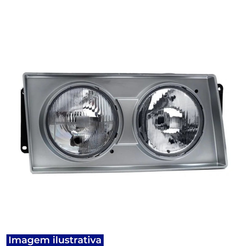 FAROL H1/H1 VW MOLDELO CINZA LADO DIREITO