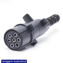 TOMADA ENG.PLASTICA MACHO SCANIA/VOLVO 7-POLOS RED.