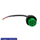 CHICOTE CONECTOR 5 VIAS LANTERNA TRASEIRA FACCHINI ASPOCK LADO DIREITO