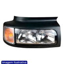 FAROL VOLVO VM COM LANTERNA E MOLDURA 03-07 LADO ESQUERDO