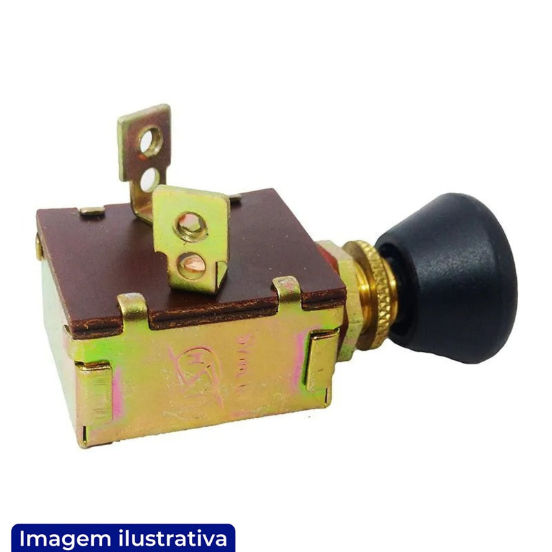 CHAVE DE LUZ UNIVERSAL 1 POSIÇÃO 2 PARAFUSOS