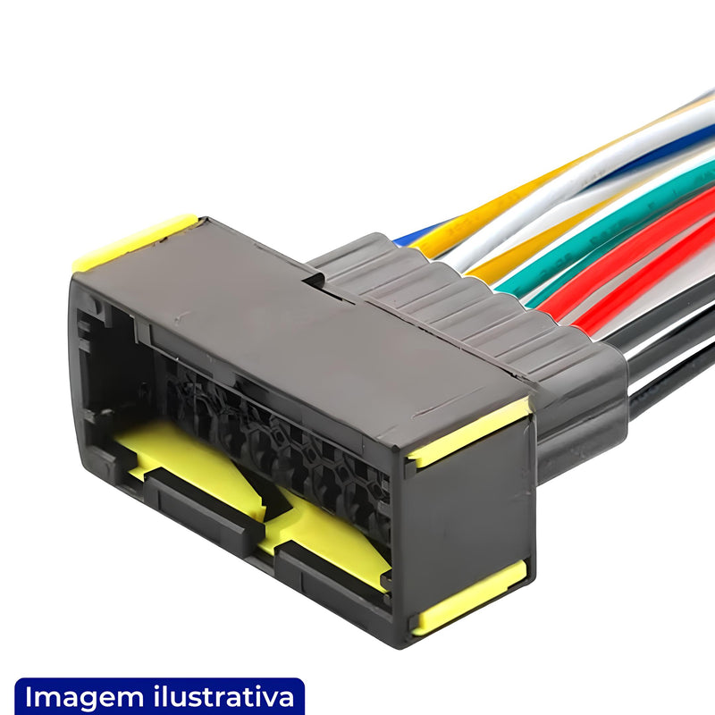 KIT CHICOTE 16 VIAS MODULO PLD