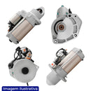 MOTOR DE PARTIDA BOSCH IVECO 24V 10 DENTES SEM AUTOMATICO AUXILIAR