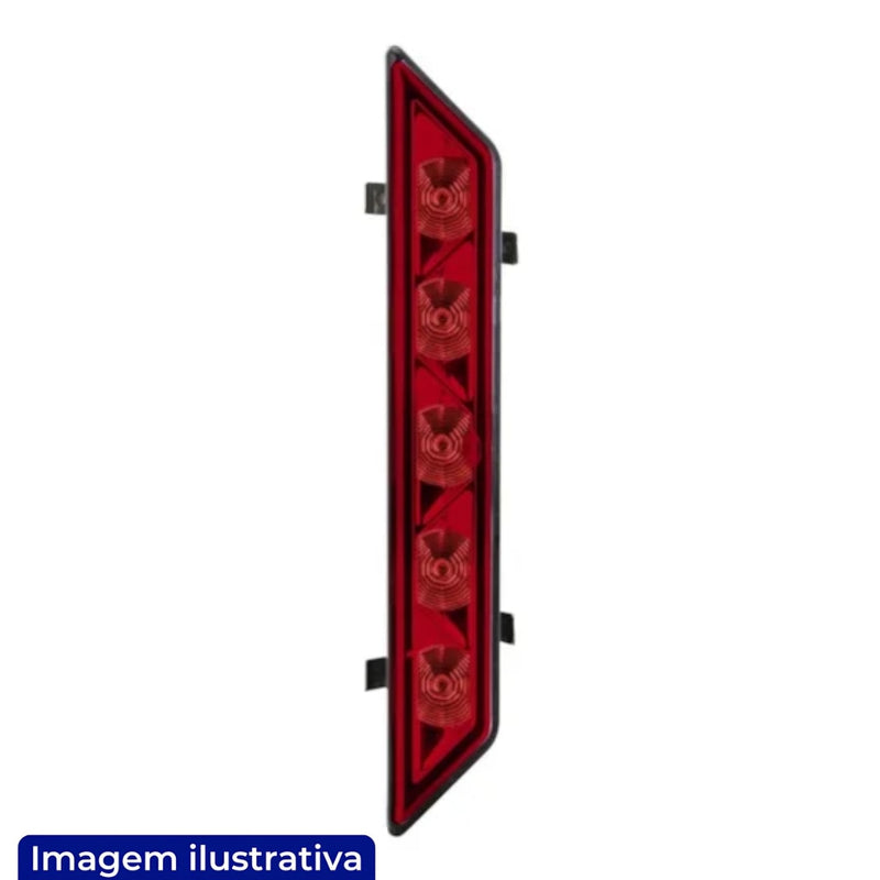 LANTERNA TRASEIRA CAIO VIP/MILLENNIUM/MONDEGO 5 LEDS RETA 24V VERMELHO