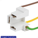 SOQUETE LÂMPADA FAROL COM FIO 1.50MM