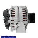 ALTERNADOR VALMET/MF/JOHN DEERE COLHEDORA 12V 200A MODELO BOSCH C/POLIA