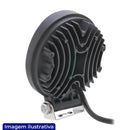 FAROL REDONDO 9 LEDS BIVOLT 115MM GRANDE