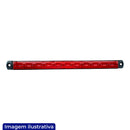 LANTERNA WIDE BIVOLT LED VERMELHO COM RETRORREFLETOR FIXACAO FRONTAL