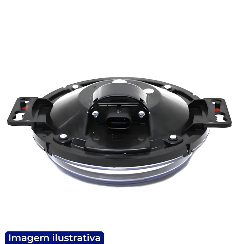 LANTERNA DIANTEIRA LED VW CONSTELLATION 06> LADO DIREITO 24V ANGEL EYES