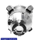 BLOCO FAROL BAIXO MB ATEGO 2013 COM VIGIA LADO ESQUERDO 140MM