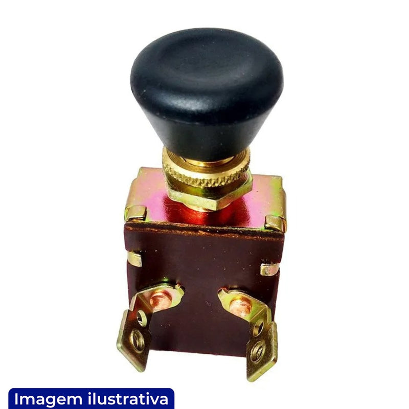 CHAVE DE LUZ UNIVERSAL 1 POSIÇÃO 2 PARAFUSOS