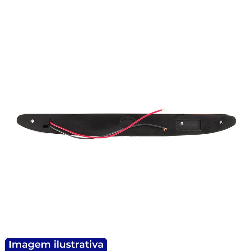 BRAKE LIGHT ONIBUS BUSSCAR 24V 6-LEDS C/ FIO 288MM
