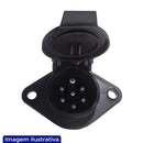 TOMADA ENG. PLÁSTICA FEMEA SCANIA/VOLVO 7-POLOS RED.