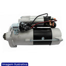 MOTOR DE PARTIDA MITSUBISHI MERCEDES ACTROS/AXOR 24V 12 DENTES