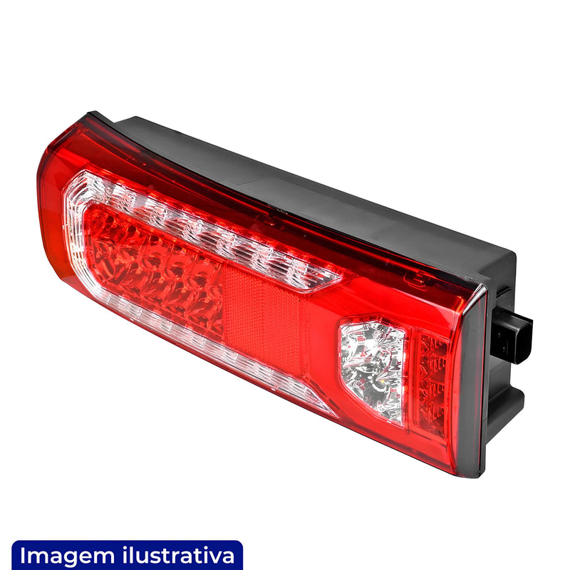 LANTERNA TRASEIRA 82 LEDS ACTROS 2019 24V LADO ESQUERDO