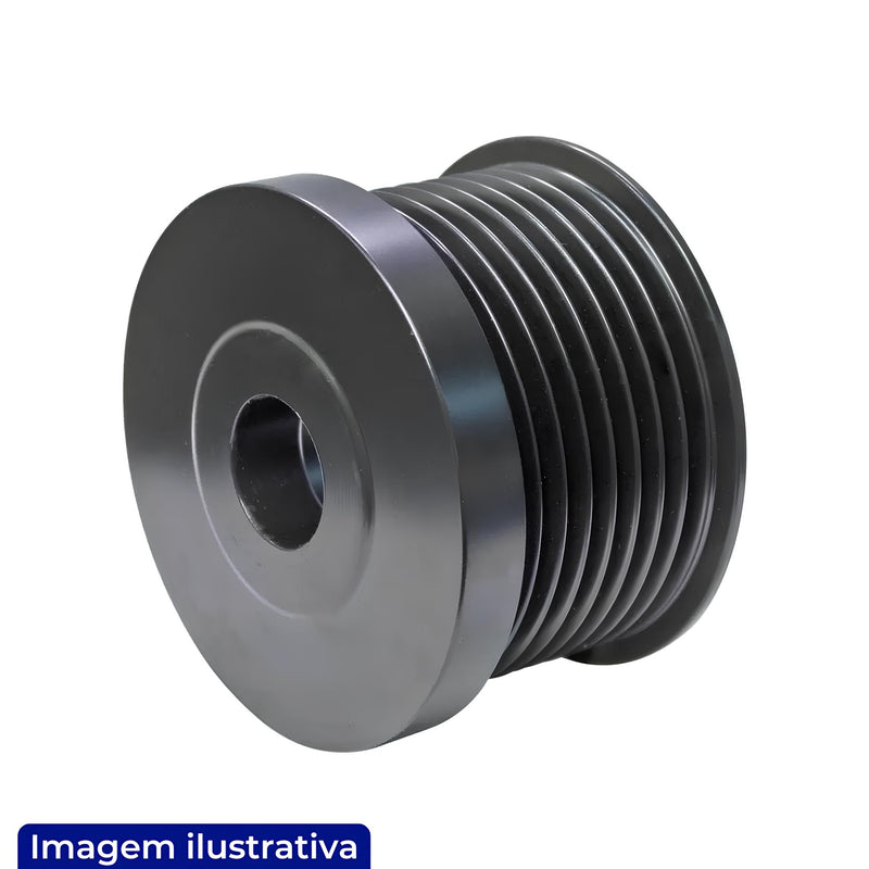 POLIA DO ALTERNADOR CAMINHÃO VW 16210 MWM 80A 24V