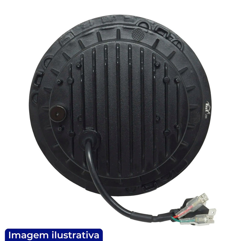 FAROL LED REDONDO 30W BIVOLT 17,8-CM 7-POL 180MM JEEP