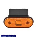 LANTERNA LATERAL FACCHINI LED COM SUPORTE AMBAR