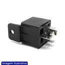 RELE AUXILIAR COM REVERSOR COM SUPORTE 40A/10A 5 TERMINAIS 24V