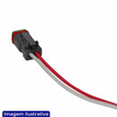 CHICOTE SENSOR CINTO SEGURANÇA ONIBUS/EMPILHADEIRA 2 VIAS FEMEA