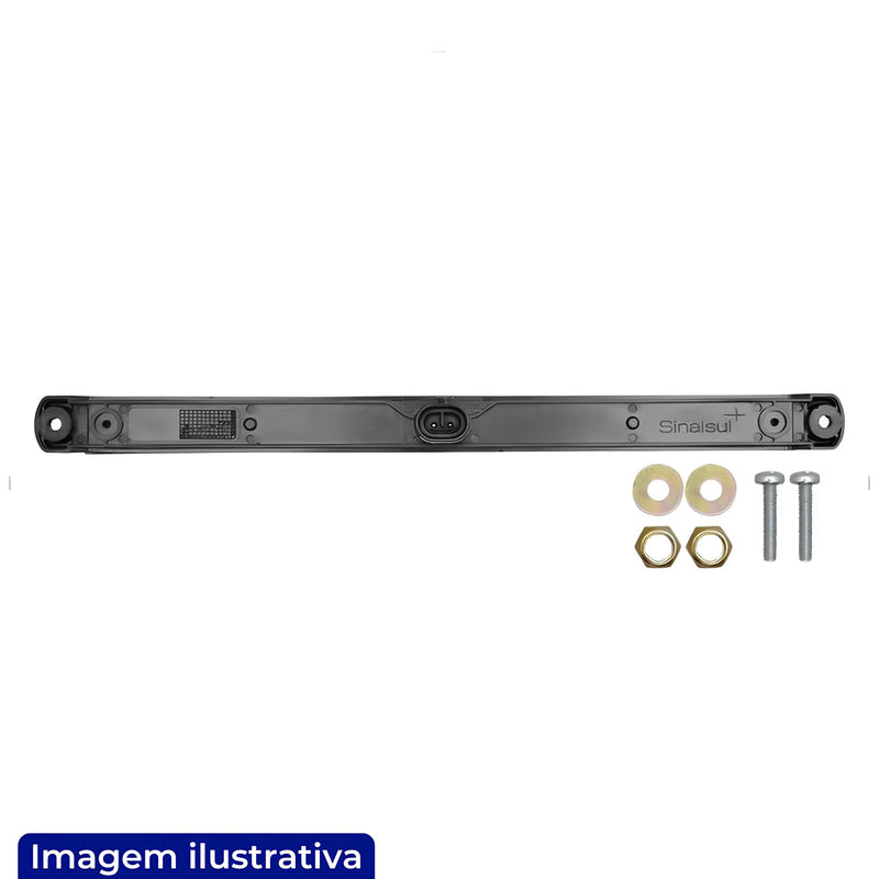 LANTERNA WIDE BIVOLT LED VERMELHO COM RETRORREFLETOR FIXACAO FRONTAL
