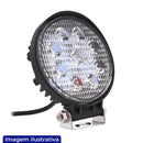 FAROL REDONDO 9 LEDS BIVOLT 115MM GRANDE
