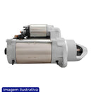 MOTOR DE PARTIDA BOSCH IVECO 24V 10 DENTES SEM AUTOMATICO AUXILIAR