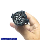 TOMADA ENG.PLASTICA MACHO SCANIA/VOLVO 7-POLOS RED.