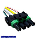 CHICOTE 4 VIAS FEMEA CONECTOR W/P