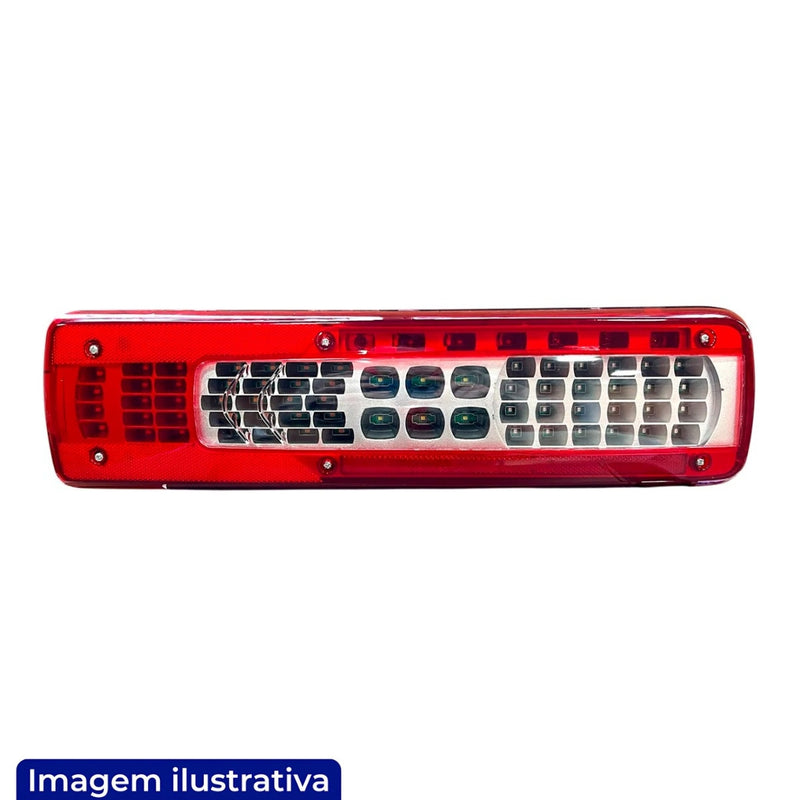 LANTERNA TRASEIRA LED VOLVO LONG LED LADO ESQUERDO COM VIGIA