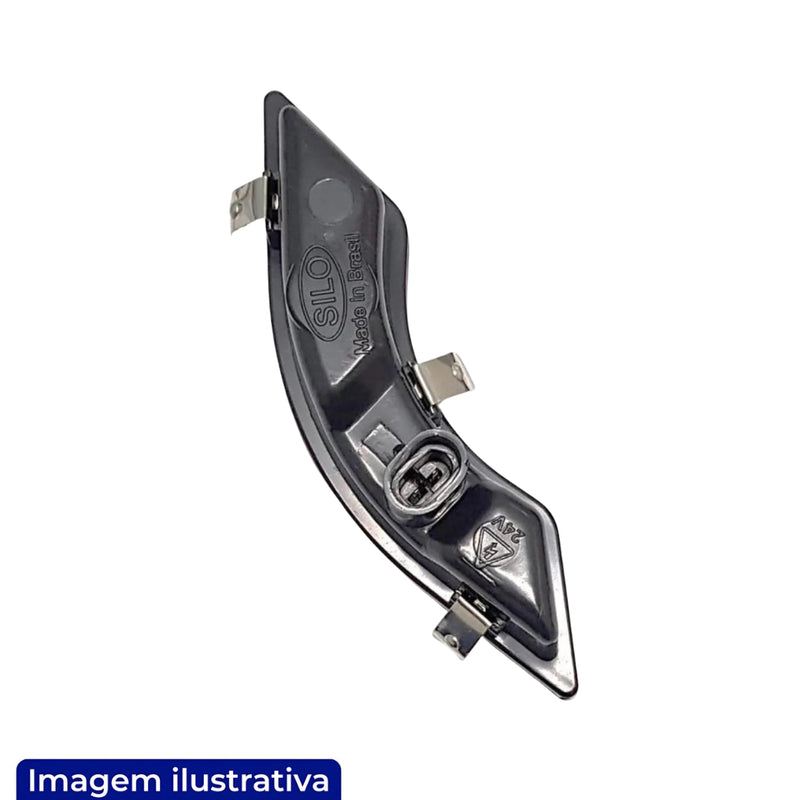 LANTERNA TRASEIRA CAIO VIP/MILLENNIUM/MONDEGO 3 LEDS CURVA 24V VERMELHO