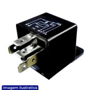 RELE AUXILIAR COM REVERSOR COM SUPORTE 40A/10A 5 TERMINAIS 24V