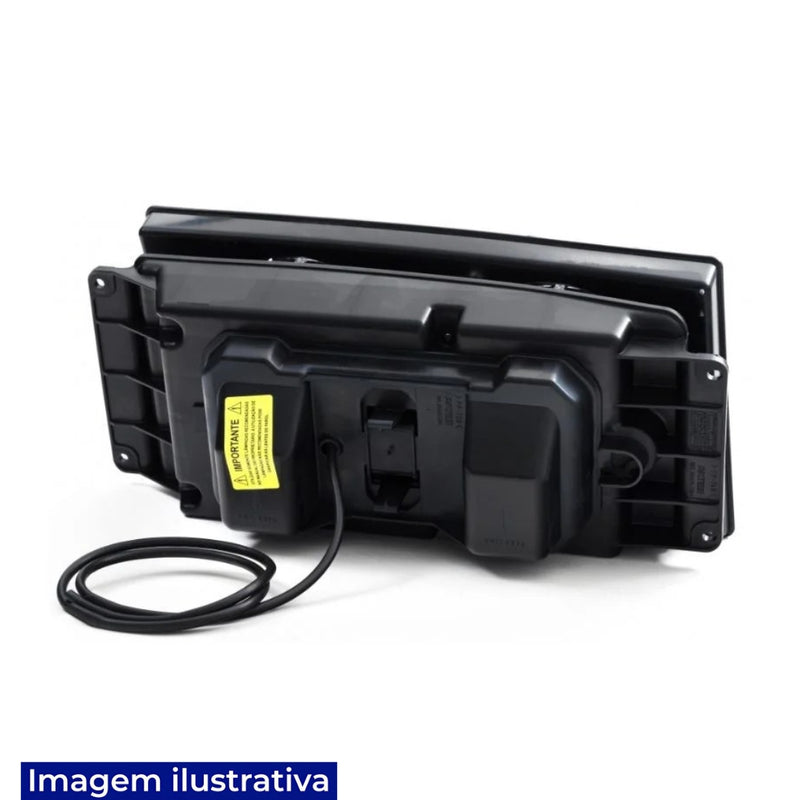 FAROL H1/H1 VW MOLDELO CINZA LADO ESQUERDO