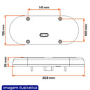 LANTERNA TRASEIRA LED 24V MULTI FUNÇÃO LADO ESQUERDO E DIREITO