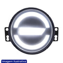 LANTERNA DIANTEIRA LED VW CONSTELLATION 06> LADO ESQUERDO 24V ANGEL EYES (Cópia)