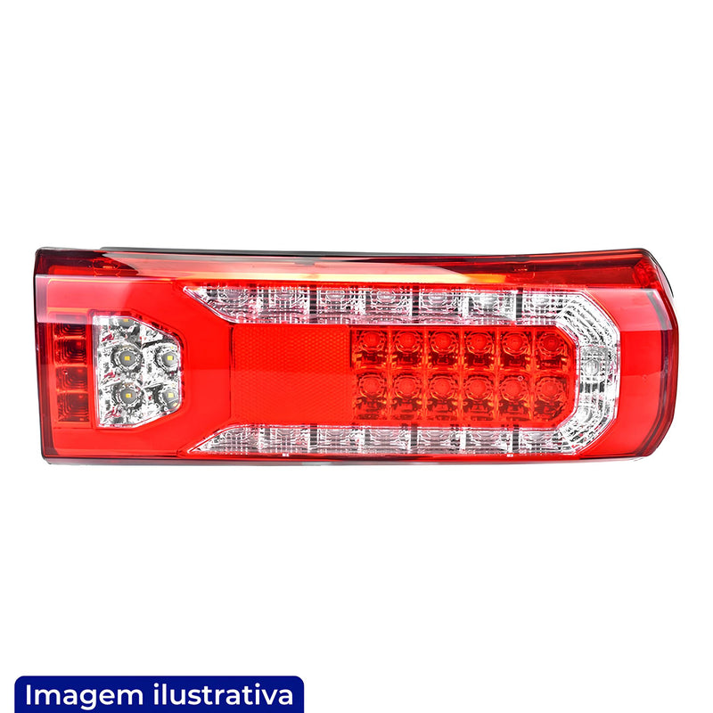 LANTERNA TRASEIRA 82 LEDS ACTROS 2019 24V LADO ESQUERDO
