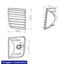 LANTERNA DIANTEIRA MERCEDES BICUDO SEM VIGIA AMARELA LADO ESQUERDO