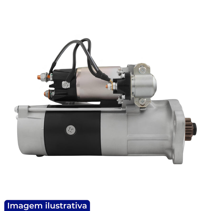 MOTOR DE PARTIDA DO CATERPILLAR 320C/320B 24V 10 DENTES COM AUTOMATICO AUXILIAR