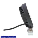 FAROL LED REDONDO 9 LEDS SUPER SLIM 27W BIVOLT