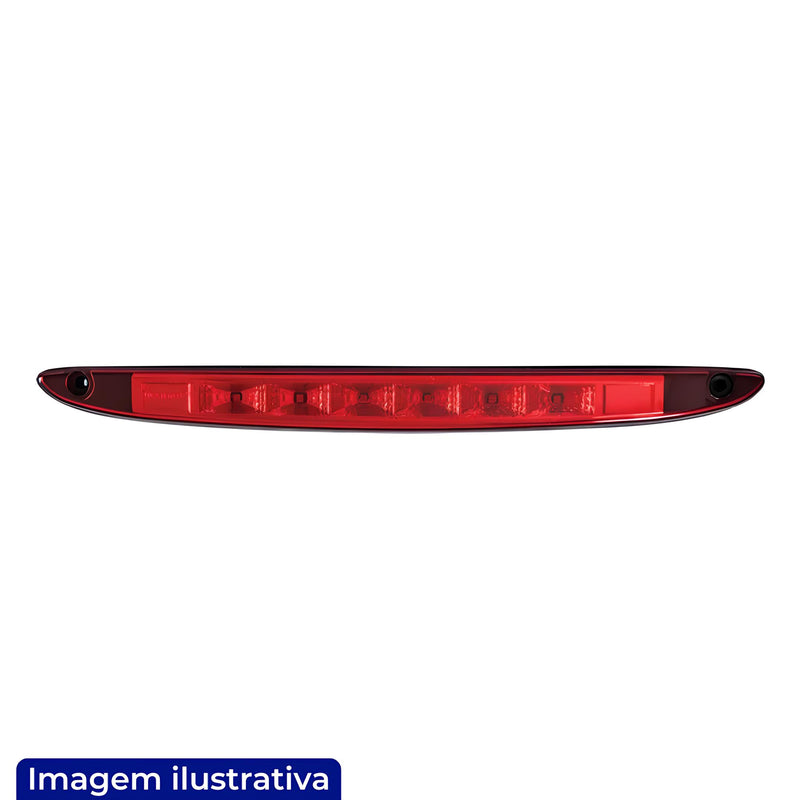 BRAKE LIGHT ONIBUS BUSSCAR 24V 6-LEDS C/ FIO 288MM